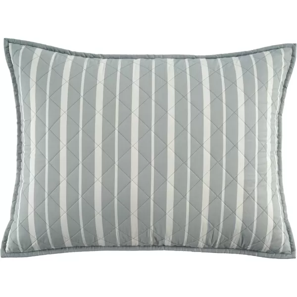 IZOD - Cotton Percale Quilt Set, 2-Piece Wrinkle Resistant Bedding, Ultra-Soft &amp; Reversible Bedspread 