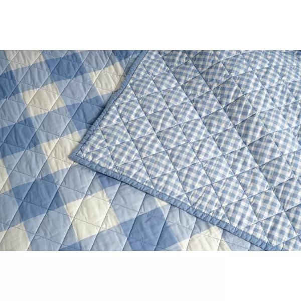 IZOD - Cotton Percale Quilt Set, 2-Piece Wrinkle Resistant Bedding, Ultra-Soft &amp; Reversible Bedspread 