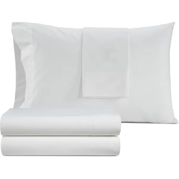 IZOD - Egyptian Cotton Percale Sheet Set, Lightweight, Crisp &amp; Cooling Fabric, 100% Long-Staple Cotton, Deep Pocket Sheets 