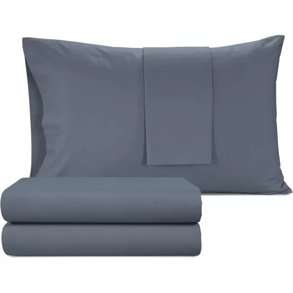 IZOD - Egyptian Cotton Percale Sheet Set, Lightweight, Crisp &amp; Cooling Fabric, 100% Long-Staple Cotton, Deep Pocket Sheets 