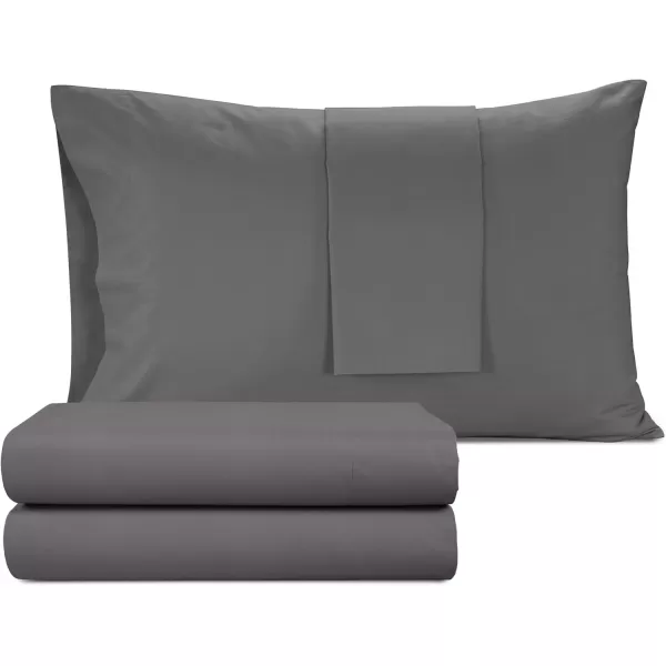 IZOD - Egyptian Cotton Percale Sheet Set, Lightweight, Crisp &amp; Cooling Fabric, 100% Long-Staple Cotton, Deep Pocket Sheets 