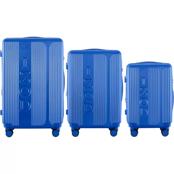 IZOD Expandable ABS Hard Shell Luggage Set - Durable ABS Hard Shell Construction - Double Water-Resistant Nylon Coil – Versatile Sizes 28", 24", 20" - 3-Piece Spinner Luggage Set 