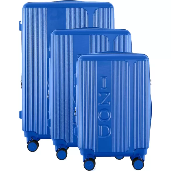 IZOD Expandable ABS Hard Shell Luggage Set - Durable ABS Hard Shell Construction - Double Water-Resistant Nylon Coil – Versatile Sizes 28", 24", 20" - 3-Piece Spinner Luggage Set 