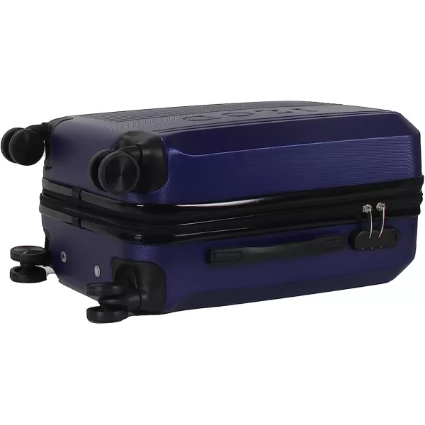 IZOD Expandable ABS Hard Shell Luggage Set - Durable ABS Hard Shell Construction - Double Water-Resistant Nylon Coil – Versatile Sizes 28", 24", 20" - 3-Piece Spinner Luggage Set 