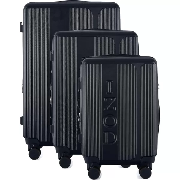 IZOD Expandable ABS Hard Shell Luggage Set - Durable ABS Hard Shell Construction - Double Water-Resistant Nylon Coil – Versatile Sizes 28", 24", 20" - 3-Piece Spinner Luggage Set 