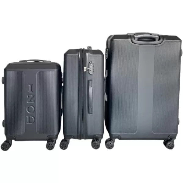 IZOD Expandable ABS Hard Shell Luggage Set - Durable ABS Hard Shell Construction - Double Water-Resistant Nylon Coil – Versatile Sizes 28", 24", 20" - 3-Piece Spinner Luggage Set 