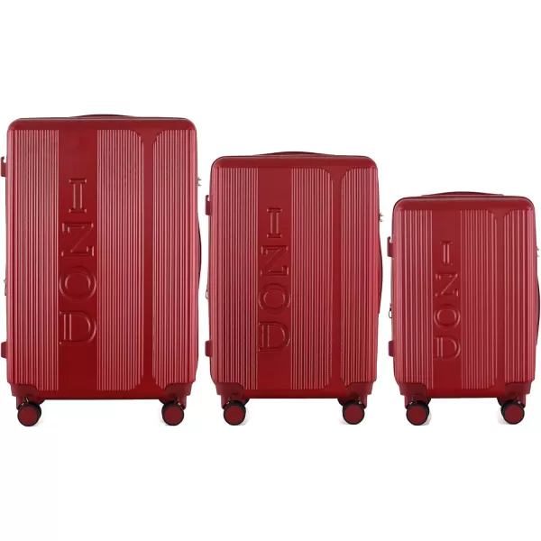 IZOD Expandable ABS Hard Shell Luggage Set - Durable ABS Hard Shell Construction - Double Water-Resistant Nylon Coil – Versatile Sizes 28", 24", 20" - 3-Piece Spinner Luggage Set 