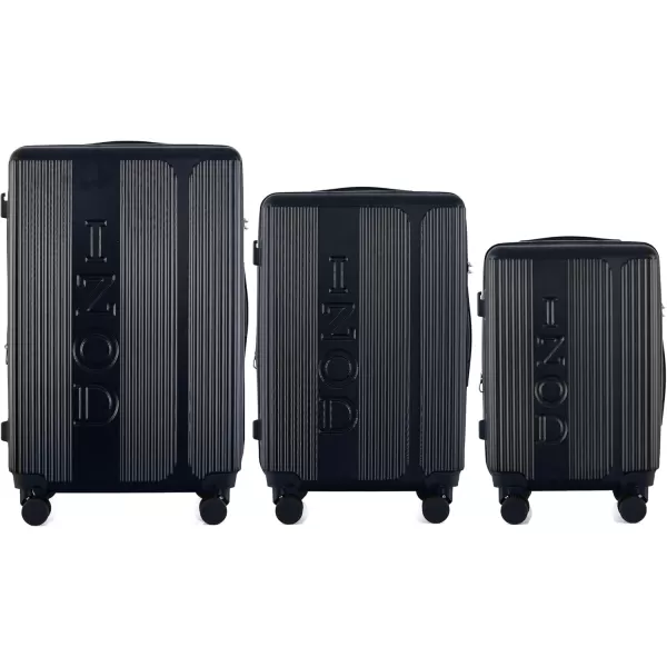 IZOD Expandable ABS Hard Shell Luggage Set - Durable ABS Hard Shell Construction - Double Water-Resistant Nylon Coil – Versatile Sizes 28", 24", 20" - 3-Piece Spinner Luggage Set 