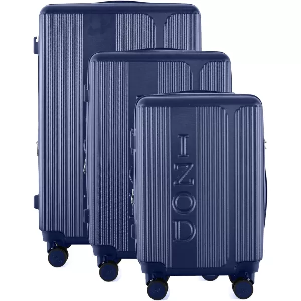 IZOD Expandable ABS Hard Shell Luggage Set - Durable ABS Hard Shell Construction - Double Water-Resistant Nylon Coil – Versatile Sizes 28", 24", 20" - 3-Piece Spinner Luggage Set 