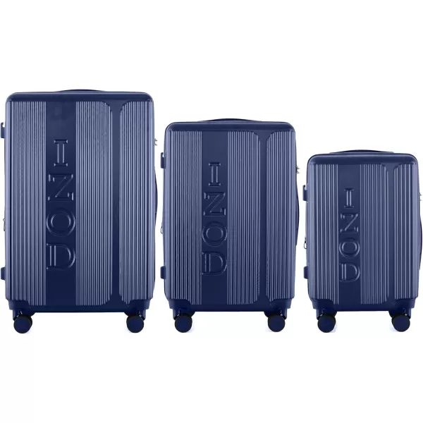 IZOD Expandable ABS Hard Shell Luggage Set - Durable ABS Hard Shell Construction - Double Water-Resistant Nylon Coil – Versatile Sizes 28", 24", 20" - 3-Piece Spinner Luggage Set 