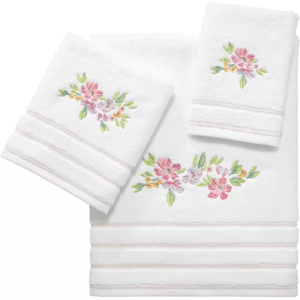 IZOD - Hand Towels, Soft &amp; Absorbent Cotton, Floral Bathroom Decor, Dorm Room Essentials, Set of 2 