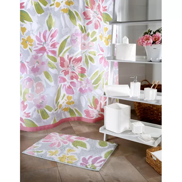 IZOD - Hand Towels, Soft &amp; Absorbent Cotton, Floral Bathroom Decor, Dorm Room Essentials, Set of 2 )