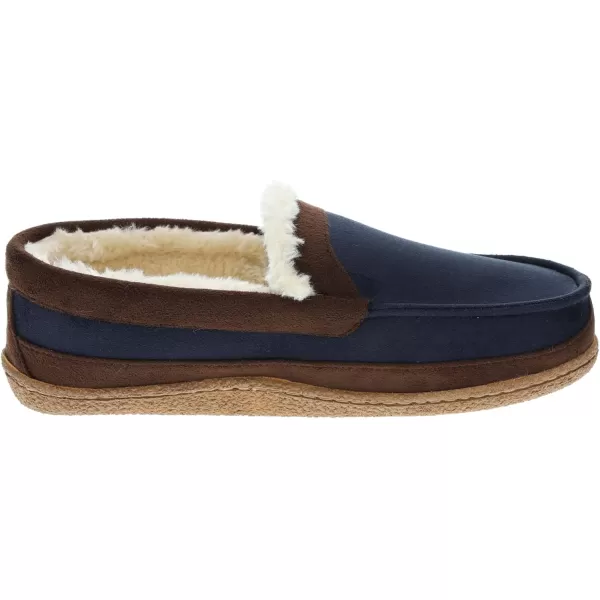 IZOD Men's Two-Tone Moccasin Slipper, Warm Soft Classic Slip-On, Men's Sizes 8 to 13