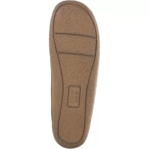 IZOD Men's Two-Tone Moccasin Slipper, Warm Soft Classic Slip-On, Men's Sizes 8 to 13