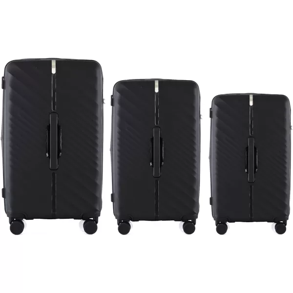 IZOD Polycarbonate Hard shell Expandable Lightweight 360 Dual Spinning Wheels Combo Lock 28", 24", 20" 3 Piece Luggage Set 