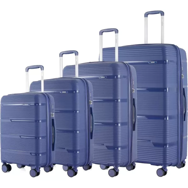 IZOD Polycarbonate Hard shell Expandable Lightweight 360 Dual Spinning Wheels Combo Lock 28", 24", 20" 3 Piece Luggage Set 