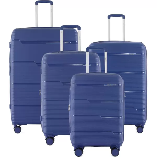 IZOD Polycarbonate Hard shell Expandable Lightweight 360 Dual Spinning Wheels Combo Lock 28", 24", 20" 3 Piece Luggage Set 
