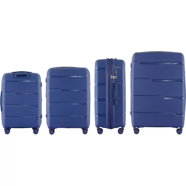 IZOD Polycarbonate Hard shell Expandable Lightweight 360 Dual Spinning Wheels Combo Lock 28", 24", 20" 3 Piece Luggage Set 