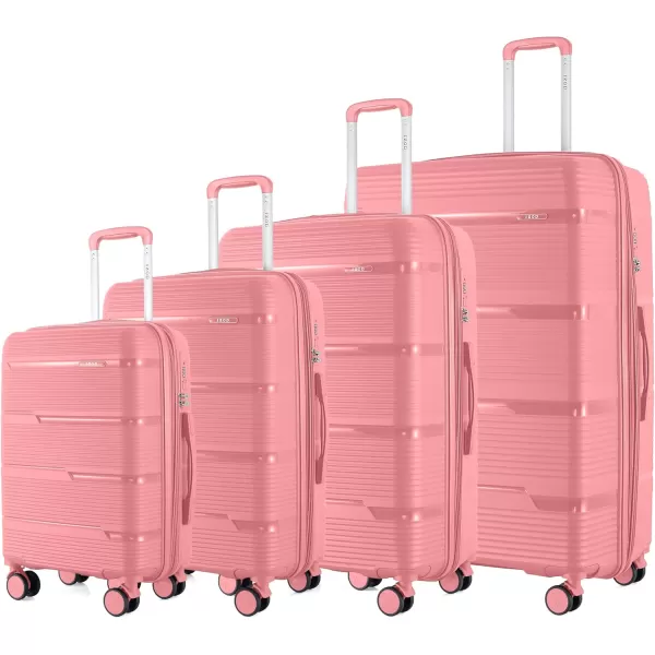 IZOD Polycarbonate Hard shell Expandable Lightweight 360 Dual Spinning Wheels Combo Lock 28", 24", 20" 3 Piece Luggage Set 