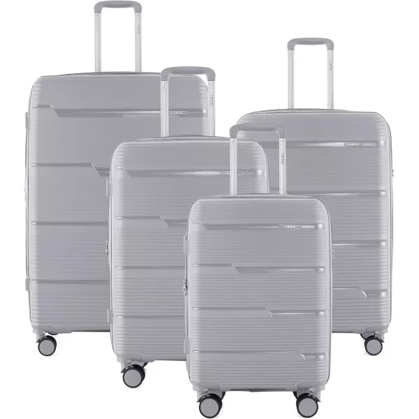 IZOD Polycarbonate Hard shell Expandable Lightweight 360 Dual Spinning Wheels Combo Lock 28", 24", 20" 3 Piece Luggage Set 