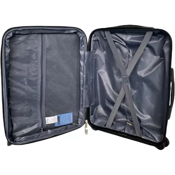 IZOD Polycarbonate Hard shell Expandable Lightweight 360 Dual Spinning Wheels Combo Lock 28", 24", 20" 3 Piece Luggage Set 