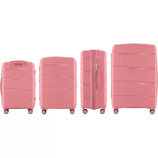 IZOD Polycarbonate Hard shell Expandable Lightweight 360 Dual Spinning Wheels Combo Lock 28", 24", 20" 3 Piece Luggage Set 