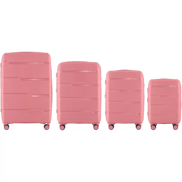 IZOD Polycarbonate Hard shell Expandable Lightweight 360 Dual Spinning Wheels Combo Lock 28", 24", 20" 3 Piece Luggage Set 