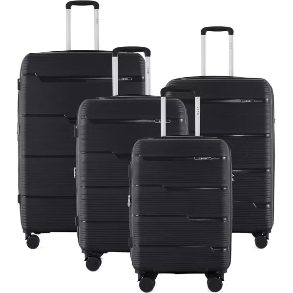 IZOD Polycarbonate Hard shell Expandable Lightweight 360 Dual Spinning Wheels Combo Lock 28", 24", 20" 3 Piece Luggage Set 