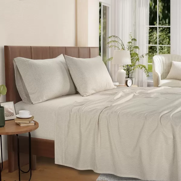 IZOD - Silky Sateen Cotton Sheet Set, Smooth &amp; Buttery Feel, Long-Staple Cotton, Deep Pocket Sheets 