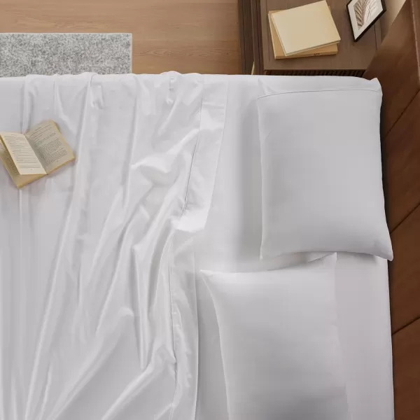 IZOD - Silky Sateen Cotton Sheet Set, Smooth &amp; Buttery Feel, Long-Staple Cotton, Deep Pocket Sheets 