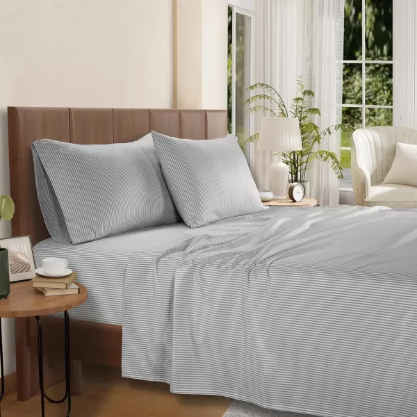 IZOD - Silky Sateen Cotton Sheet Set, Smooth &amp; Buttery Feel, Long-Staple Cotton, Deep Pocket Sheets 
