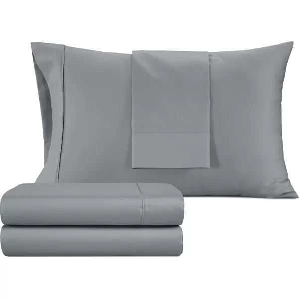 IZOD - Silky Sateen Cotton Sheet Set, Smooth &amp; Buttery Feel, Long-Staple Cotton, Deep Pocket Sheets 