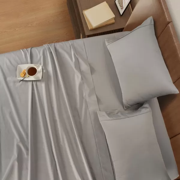 IZOD - Silky Sateen Cotton Sheet Set, Smooth &amp; Buttery Feel, Long-Staple Cotton, Deep Pocket Sheets 
