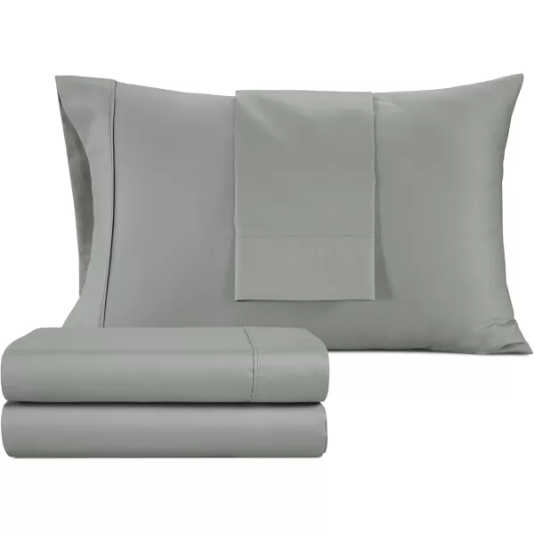 IZOD - Silky Sateen Cotton Sheet Set, Smooth &amp; Buttery Feel, Long-Staple Cotton, Deep Pocket Sheets 