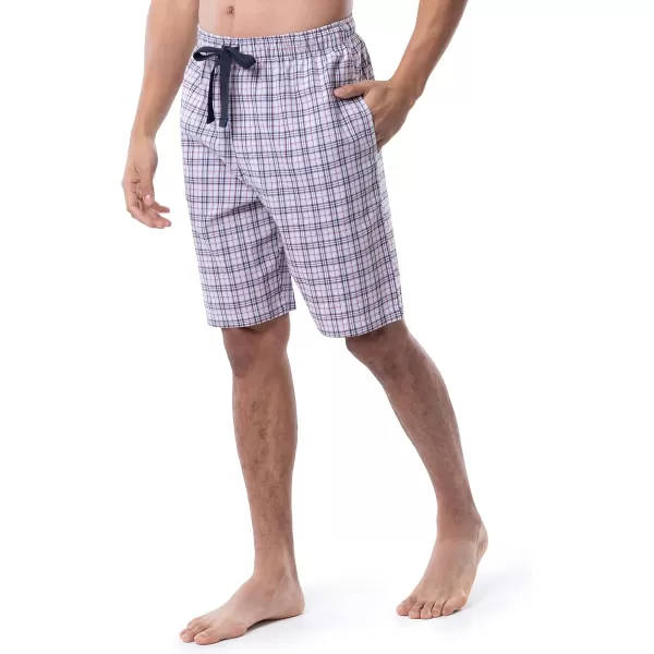 IZOD mens Printed Poplin Relaxed Fit Drawstring Sleep Shorts