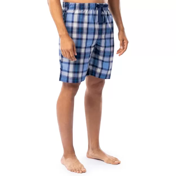 IZOD mens Printed Poplin Relaxed Fit Drawstring Sleep Shorts