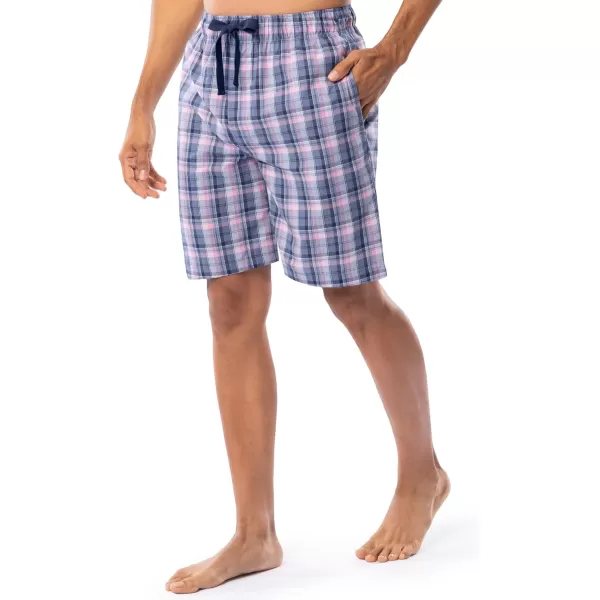 IZOD mens Printed Poplin Relaxed Fit Drawstring Sleep Shorts