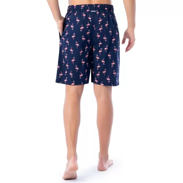 IZOD mens Printed Poplin Relaxed Fit Drawstring Sleep Shorts