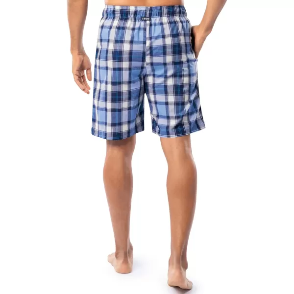 IZOD mens Printed Poplin Relaxed Fit Drawstring Sleep Shorts
