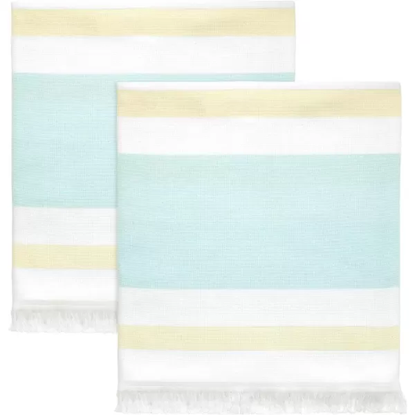 IZOD - Bath Towels, Soft &amp; Absorbent Cotton, Striped Bathroom Decor, Dorm Room Essentials, Set of 2 