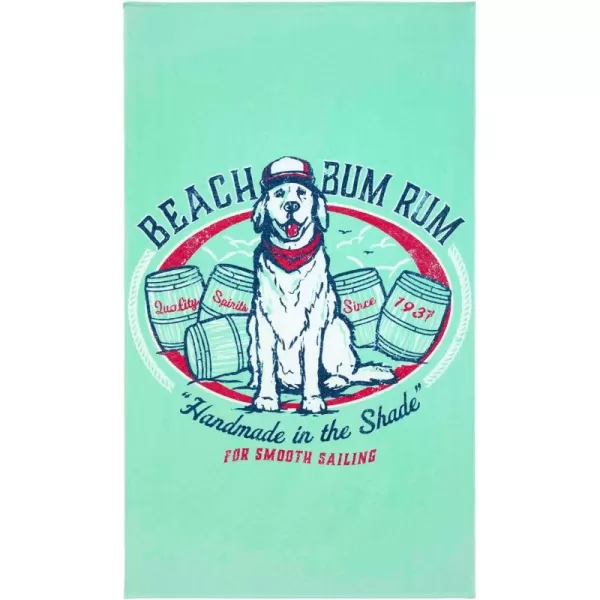 IZOD - Beach Towel, Soft &amp; Absorbent Cotton Sheared Velour, Dorm Room Essentials, Printed Beach Accessories 