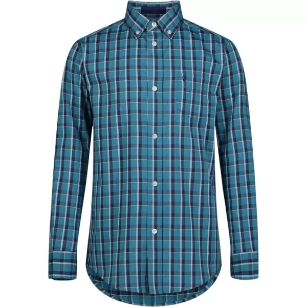 IZOD Boys' Long Sleeve Plaid Button-Down Dress Shirt