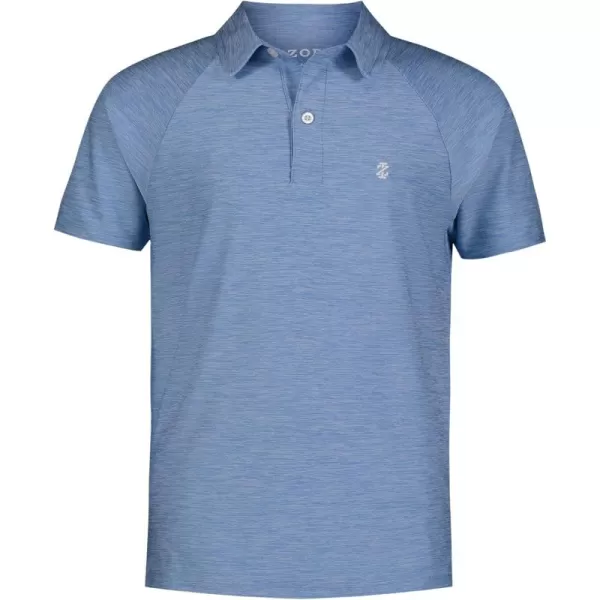 IZOD Boys' Short Sleeve Performance Stripe Polo Shirt