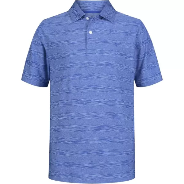 IZOD Boys' Short Sleeve Performance Stripe Polo Shirt