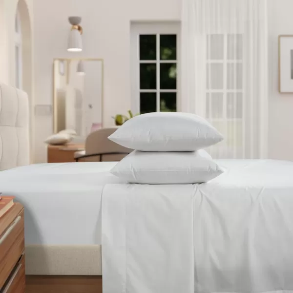 IZOD - Egyptian Cotton Percale Sheet Set, Lightweight, Crisp &amp; Cooling Fabric, 100% Long-Staple Cotton, Deep Pocket Sheets 