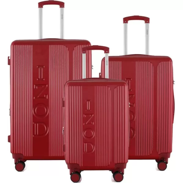 IZOD Expandable ABS Hard Shell Luggage Set - Durable ABS Hard Shell Construction - Double Water-Resistant Nylon Coil – Versatile Sizes 28", 24", 20" - 3-Piece Spinner Luggage Set 