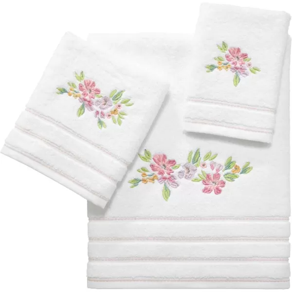 IZOD - Hand Towels, Soft &amp; Absorbent Cotton, Floral Bathroom Decor, Dorm Room Essentials, Set of 2 