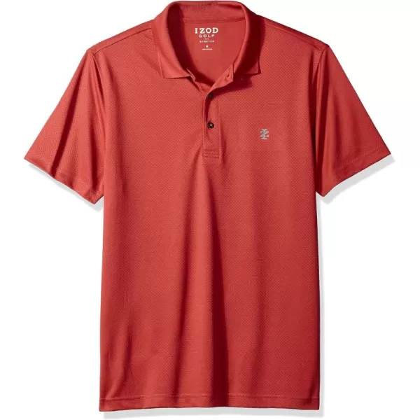 IZOD Men's Golf Title Holder Short Sleeve Polo