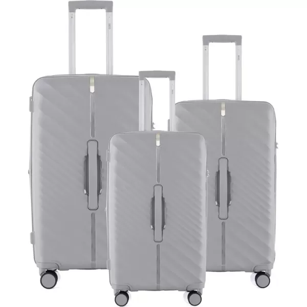 IZOD Polycarbonate Hard shell Expandable Lightweight 360 Dual Spinning Wheels Combo Lock 28", 24", 20" 3 Piece Luggage Set 