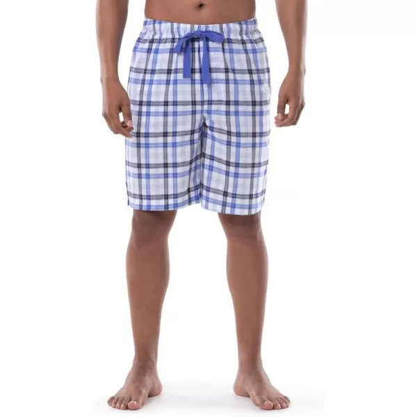 IZOD mens Printed Poplin Relaxed Fit Drawstring Sleep Shorts